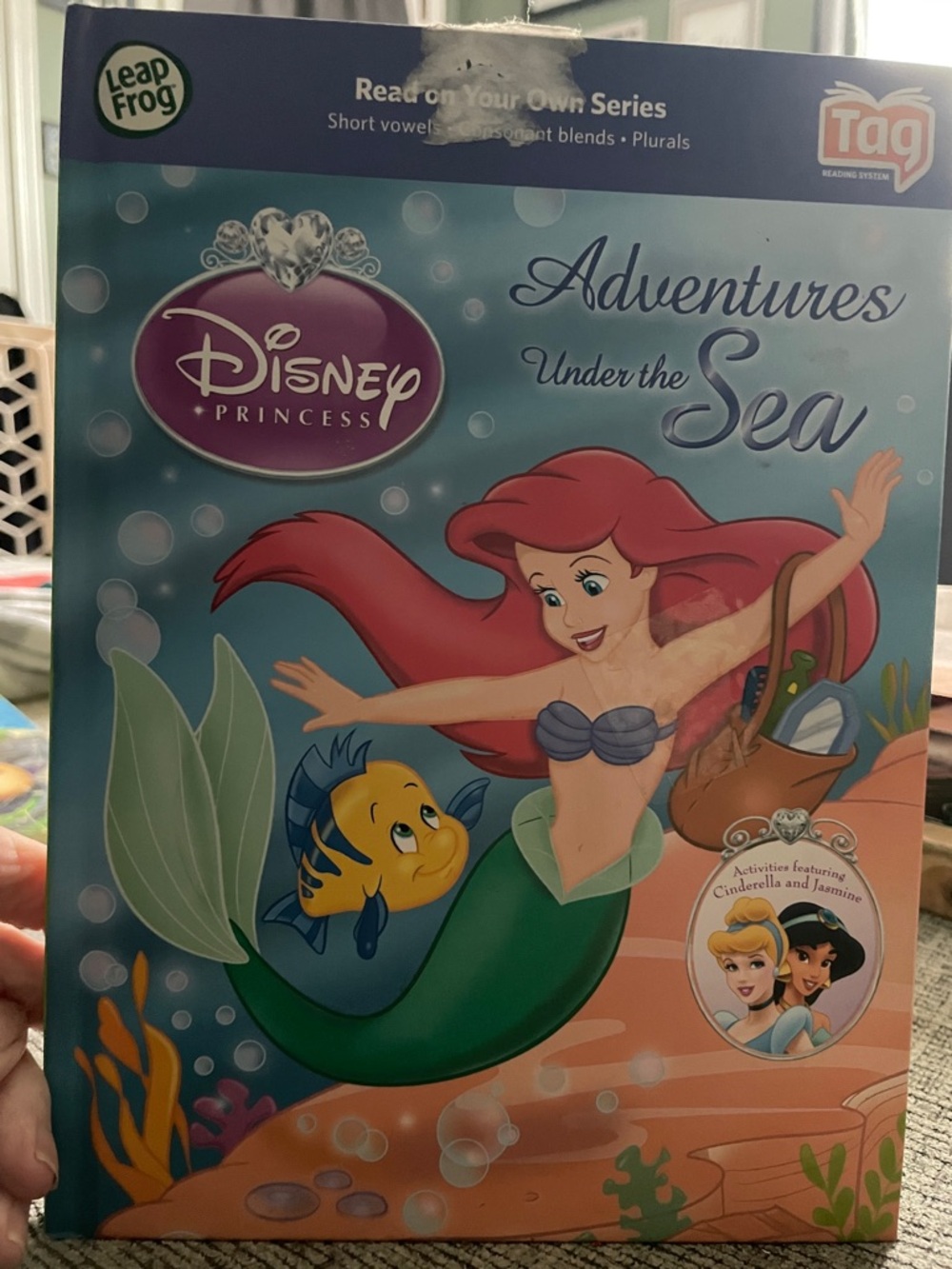 Disney Princess Adventures Under the Sea - Ariel Leapfrog Tag Hardcover Book